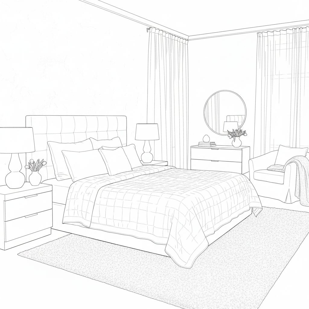 Bedroom sketch